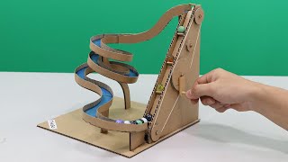 DIY Marble Run Game [upl. by Akiwak]