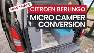 VAN TOUR New Shape Citroen Berlingo Micro Camper Conversion [upl. by Htenaj691]