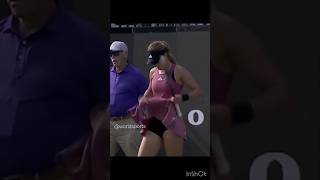 Girl needs some cold and fresh air 🤖😋🔥tennis kalinskaya wta shorts trending [upl. by Swen]