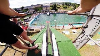 Wasserskispringen WM Klingenthal  GoPro POV [upl. by Eelir]