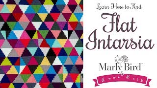 Learn How to Knit Flat Intarsia [upl. by Maril800]