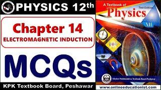 Multiple Choice Questions  Chapter 14  Electromagnetic Induction l 12 Class Physics Federal Board [upl. by Perloff]