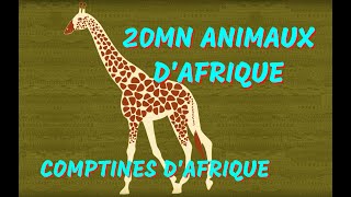 ANIMAUX D’AFRIQUE  Comptines africaines à gestes avec paroles [upl. by Nicoline]