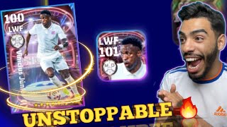 VINICIUS 101 Rated REVIEW 🔥 absolute beast 🔥 Momentum dribbling🔥 [upl. by Dewar]