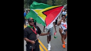 The Nomads led the Guyana Group  57th West Indian American Day Parade on Eastern PwkyBrooklyn NY [upl. by Clynes292]