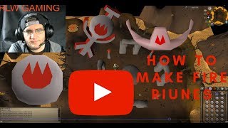 HOW TO CRAFT FIRE RUNES OSRS [upl. by Yroggerg670]