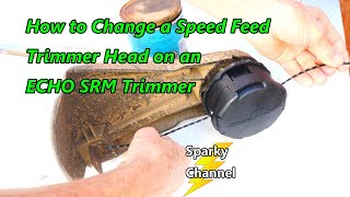 How to install a new Speed Feed trimmer head in 2 minutes [upl. by Naashom]