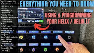 PROGRAMMING and GETTING STARTED w HELIXHELIX LT  In Depth Guide [upl. by Hsirrehc]