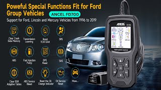 ANCEL FD700 Scanner Full System Diagnostics for Ford Lincoln Mercury [upl. by Ettezzus]