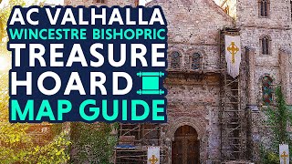 Wincestre Bishopric Treasure Hoard Map Guide  Assassins Creed Valhalla Treasure AC Valhalla [upl. by Thetis789]