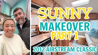 2012 AIRSTREAM CLASSIC RENOVATIONS  THE START OF OUR AIRSTREAM MAKEOVER  PART 1 [upl. by Aihsiyt269]