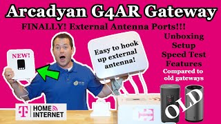 ✅ NEW Gateway with External Antenna Ports  TMobile 5G Home Internet Arcadyan TMOG4AR  Unboxing [upl. by Eillas]