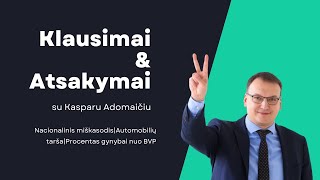 Klausimai ir atsakymai su Kasparu Adomaičiu  31 dublis [upl. by Borer937]