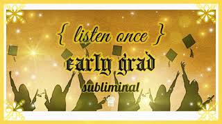 𝐆𝐑𝐀𝐃 graduate early  top grades subliminal ✧ 𝙡𝙞𝙨𝙩𝙚𝙣 𝙤𝙣𝙘𝙚 𝙧𝙖𝙞𝙣 𝙫𝙚𝙧 •̩̩͙ 𝒬𝒮 [upl. by Llennaj872]