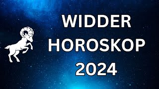 Horoskop 2024 Widder Jahreshoroskop mit Infos zu den einzelnen Monaten [upl. by Ahseuqram]