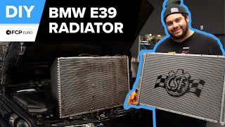 BMW M5 CSF Aluminum Radiator Upgrade DIY 19982003 BMW E39 M5 [upl. by Eednas16]