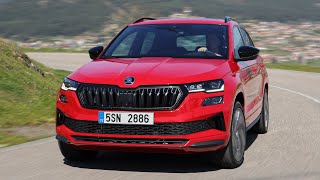 New 2022 Skoda Karoq Sportline – Exterior Interior and Driving [upl. by Luella]