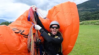 Je eerste paraglidingvlucht Heel spannend Tom volgt de beginnerscursus van Air Time in Greifenburg [upl. by Sillihp]