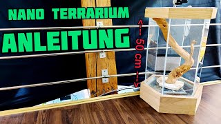 Terrarium selber Bauen mit Anleitung Nano SechseckTerrarium [upl. by Shetrit]