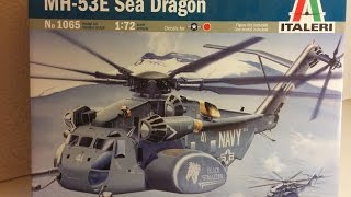 MH53E Sea Dragon Kit Review 172 by Italeri [upl. by Delle]