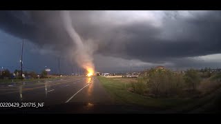 Andover Tornado 4292022 [upl. by Jarred]