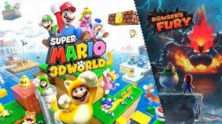 Super Mario 3D World  Bowsers Fury Full Game 100 [upl. by Gone]