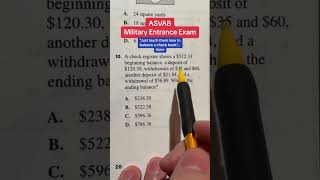 ASVAB Arithmetic Reasoning 10 Question and Answer [upl. by Doris911]