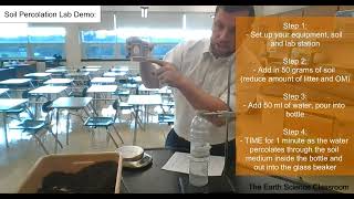 Soil Percolation Lab Activity [upl. by Carlile331]