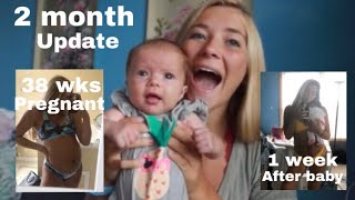 TEEN MOM 2 MONTH BABY UPDATE  POSTPREGNANCY BODY [upl. by Glinys]