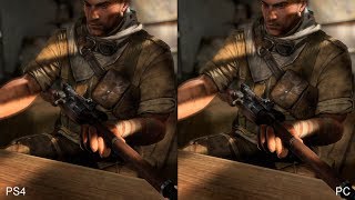 Sniper Elite 3 PS4 vs PC comparison [upl. by Zetes46]