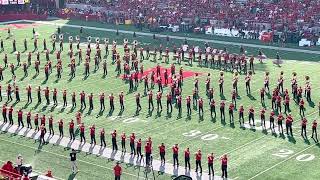 Cornhusker Marching Band Halftime Show Divas 93023 [upl. by Aivlis]