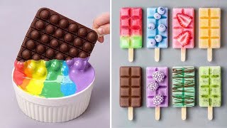 How To Make Rainbow Cake Decorating Ideas  So Yummy Chocolate Cake Decorating Tutorials [upl. by Naivat664]