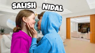 Salish amp Nidal FORGOT To Stop Recording THEY KISSED [upl. by Etteneg959]