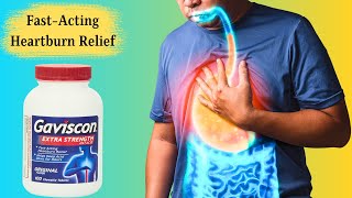 Gaviscon Extra Strength Antacid Tablets  FastActing Heartburn Relief [upl. by Fernandina200]