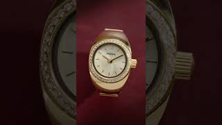 Fossil Ring Watch  Fossil Watch Ring Review  Ring Watch Unboxing  Helios by Titan [upl. by Anolla]