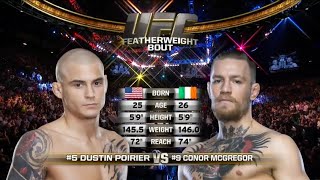 Dustin Poirier vs Conor McGREGOR 1 Full fight 720p60 [upl. by Lawler894]