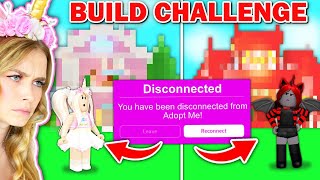 DISCONNECTING Build Challenge In Adopt Me Roblox [upl. by Eicnarf]