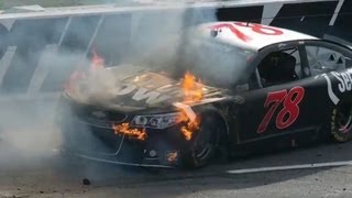 NASCAR Martinsville extended race highlights [upl. by Iyre618]