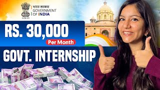 Earn ₹30000month Government Internship  Government Internship 2023 with Stipend 💵 [upl. by Gish]