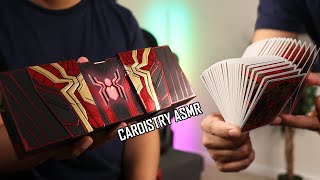 Cardistry ASMR SpiderMan Edition Super Soothing [upl. by Fionna]