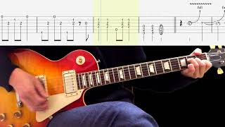 Guitar TAB  While My Guitar Gently Weeps Lead Guitar  The Beatles [upl. by Anibas]