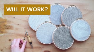 Which Fabric Should I Buy for my Punch Needle project [upl. by Ariela228]