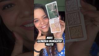 Highlighter kaise lagaye  Mars glowzilla highlighter palette review ytshorts mars viral makeup [upl. by Krahmer300]