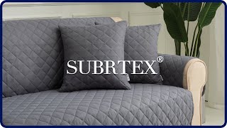 Reversible Quilted Sofa Slipcover  Subrtex [upl. by Notffilc]