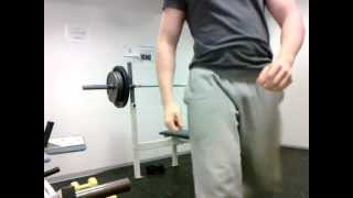 100kg x 9 reps bench press at 17 years old [upl. by Lucita]