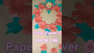 Paper craft flower shorts craft FarjanaDrawingAcademy Tonniartandcraft muktaartcraft [upl. by Teplitz]