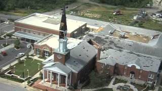 Cullman Tornado Damage Aerials [upl. by Aisetal]