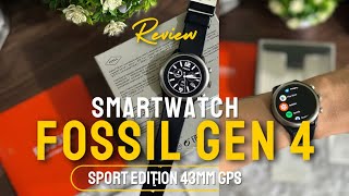 quotReview Smartwatch Fossil Sport Gen 4 43mm GPS Wifi Di Tahun 2024quot [upl. by Beffrey658]