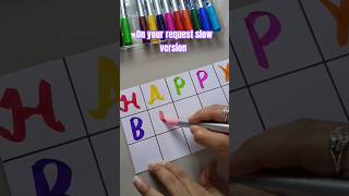 Birthday wishing idea shorts craft ideas youtubeshorts [upl. by Nirra251]