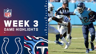 Colts vs Titans Week 3 Highlights  NFL 2021 [upl. by Tristas238]